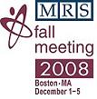 MRS Fall Meeting 2008