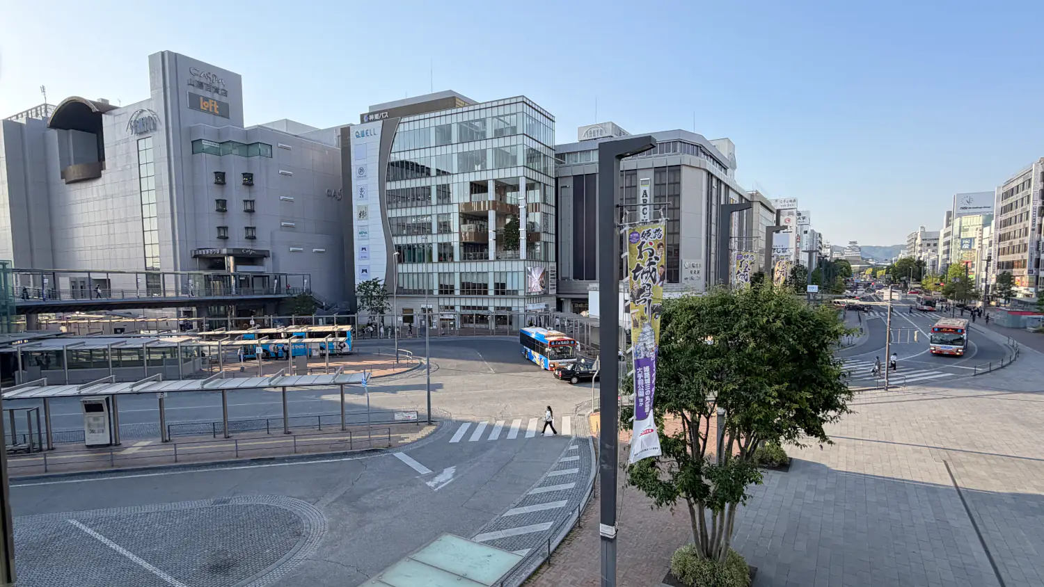 姫路駅の神姫バス乗り場