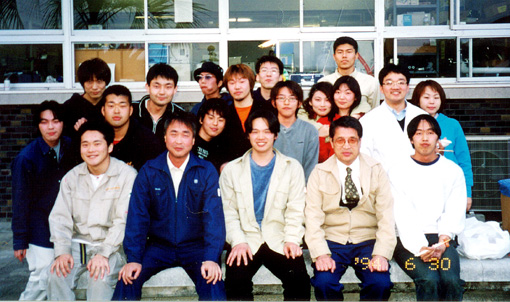 平成13年度の研究室メンバー