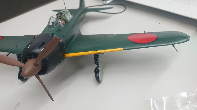 ゼロ戦52型完成